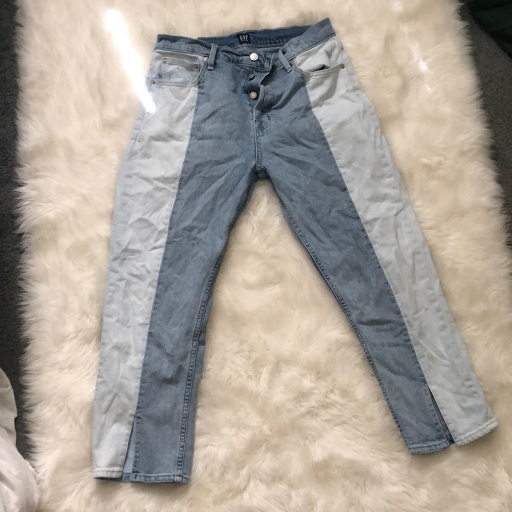 Gap split-wash cropped jeans